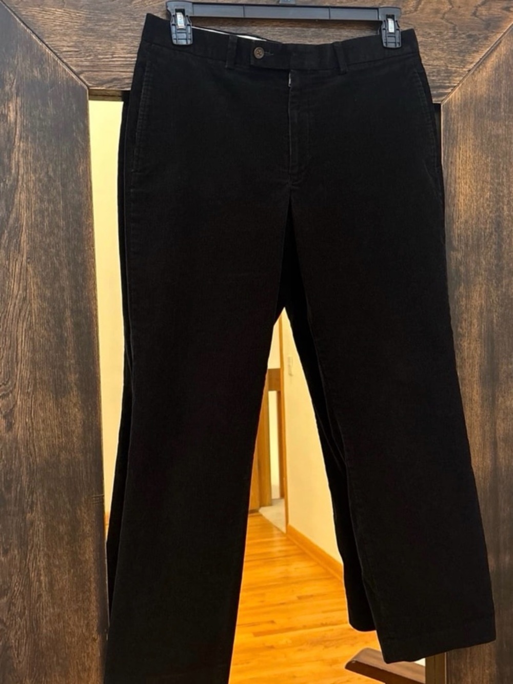 Lauren Ralph Lauren Black Corduroy Men's Pants